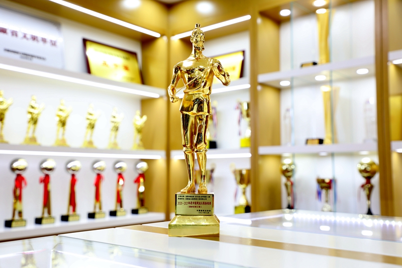 喜訊！公司捧回兩座“小金人”